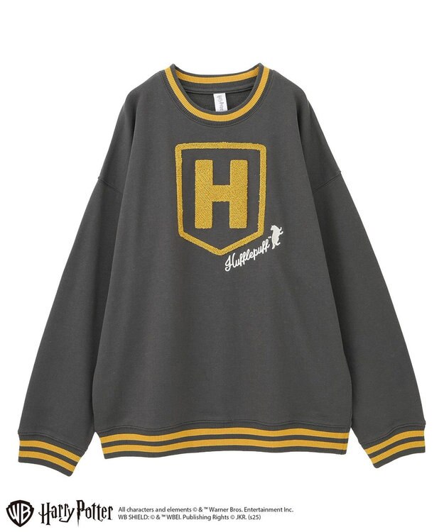 Green Parks ハリー・ポッター／サガラ刺繍ロゴプルオーバー Charcoal Gray