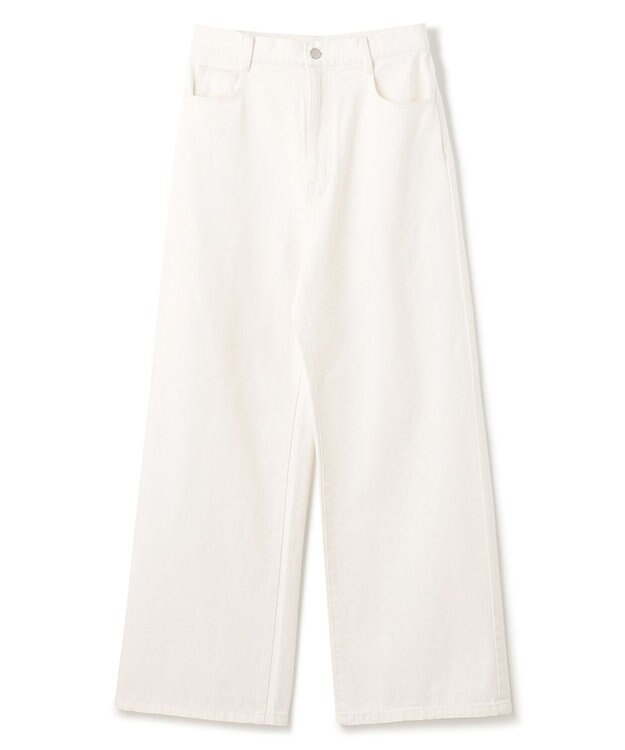 BEIGE， 【新色追加】MARCK / ワイドバギーパンツ White