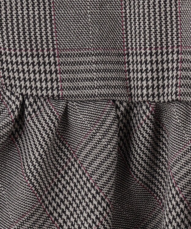 ANY KIDS チェックジャンパースカート チャコールチェック