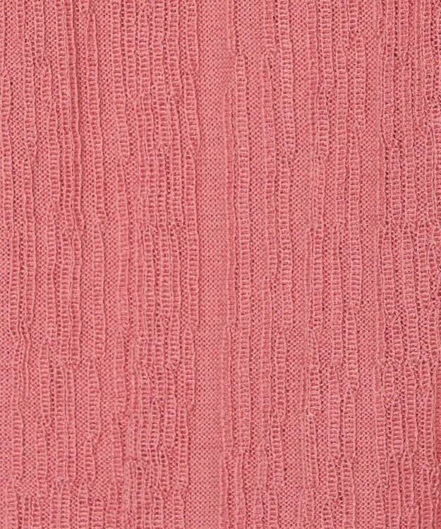 JOSEPH クリンクルリブ　カーディガン Blush