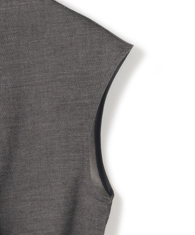 BEIGE， 【S-size】POMEGRANATE / カシュクールブラウス Chambray Black