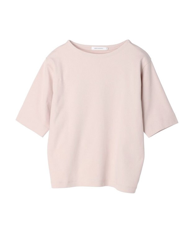 AMERICAN HOLIC ５分袖ボートネックカットプルオーバー Pink