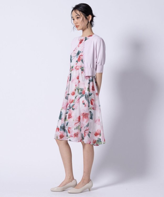 TOCCA BALOON ニットカーディガン ピンク系