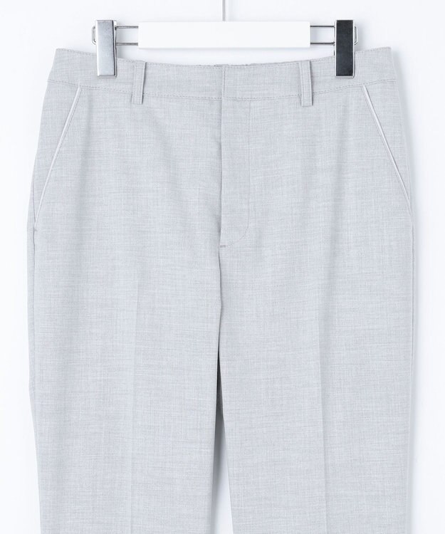 J.PRESS LADIES 【洗える】CARREMAN 2WAY テーパード パンツ ライトグレー系