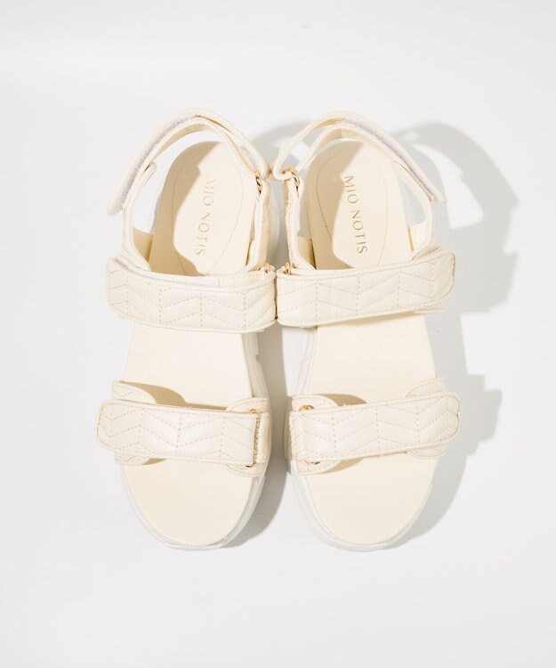 BONTRE 【MIONOTIS/ミオノティス】キルティングスポーツサンダル/50612 アイボリー