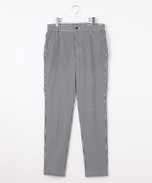 23区GOLF 【MEN】ドライタッチ細ストライプ柄パンツ ネイビー系2