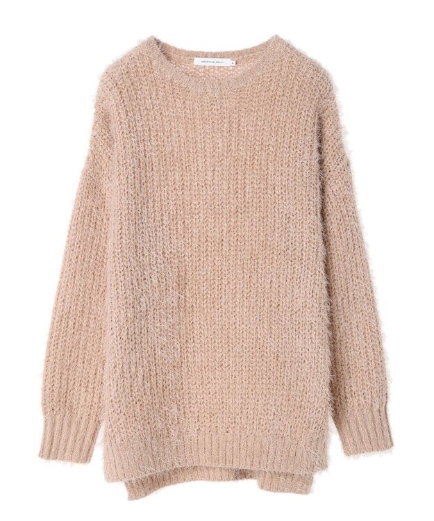 AMERICAN HOLIC シャギーゆるっとニットプルオーバー Pink