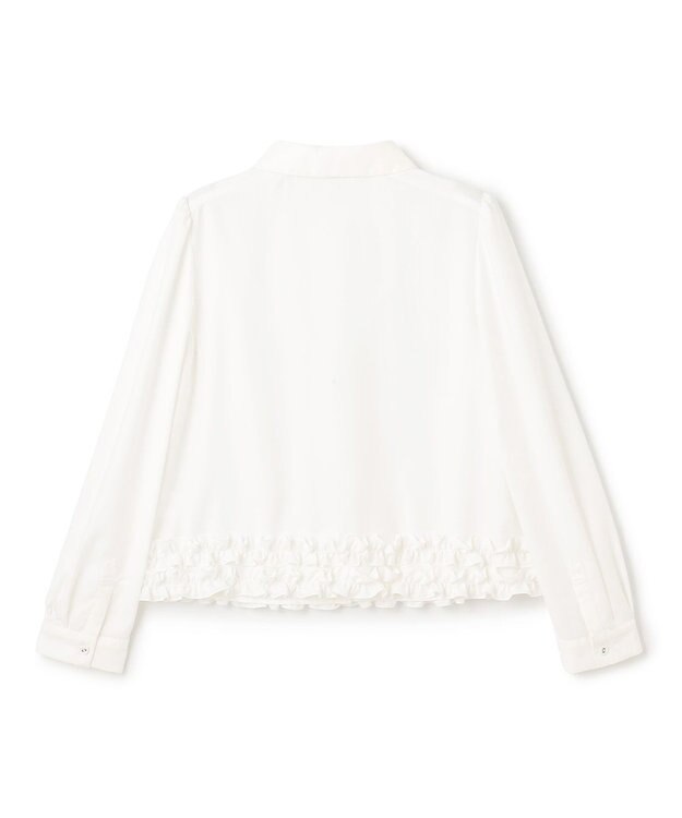 TOCCA 【消臭】TIMELESS CLASSIC 裾フリルブラウス アイボリー系