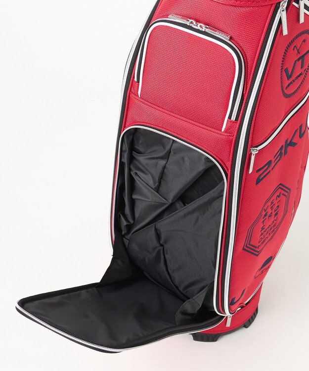 23区GOLF 【UNISEX】ツアーモデル キャディバッグ レッド系