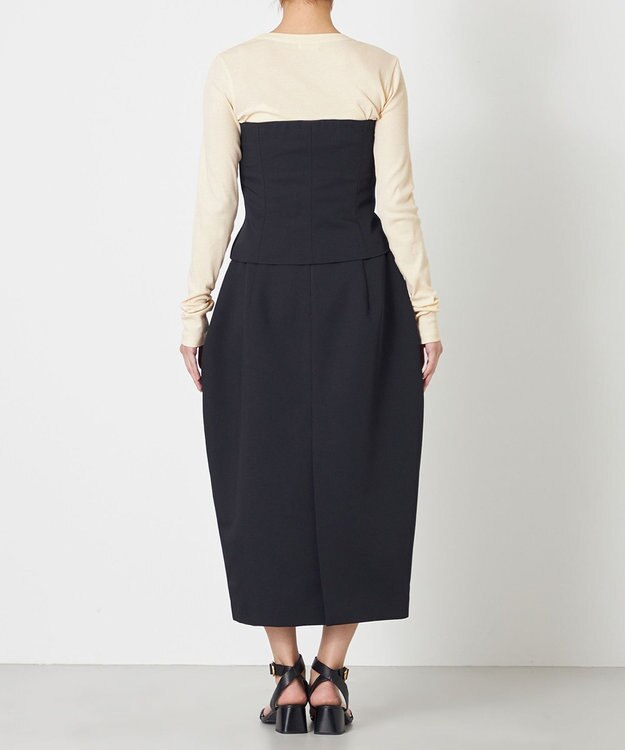 NAVE 【Nave・セットアップ可/洗える/吸水速乾】ドライチノ スカート ブラック系