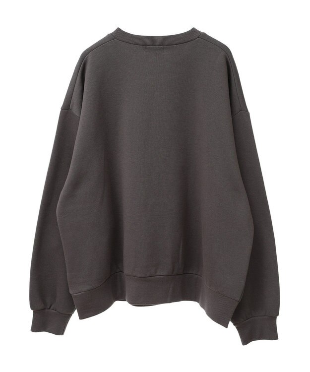 Green Parks ・ＤＯＵＢＬＥ　ＦＬＡＧＳ　サガラ刺繍スウェット Charcoal Gray