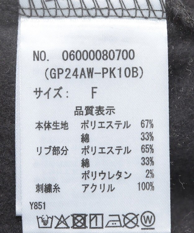 Green Parks ・ＤＯＵＢＬＥ　ＦＬＡＧＳ　サガラ刺繍スウェット Charcoal Gray