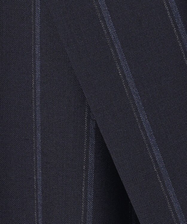 BEIGE， 【セットアップ対応】GEORGE / ウールストライプ テーラードジャケット Navy Stripes