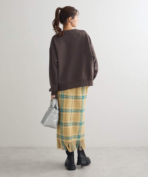 Green Parks ・ＤＯＵＢＬＥ　ＦＬＡＧＳ　サガラ刺繍スウェット Charcoal Gray