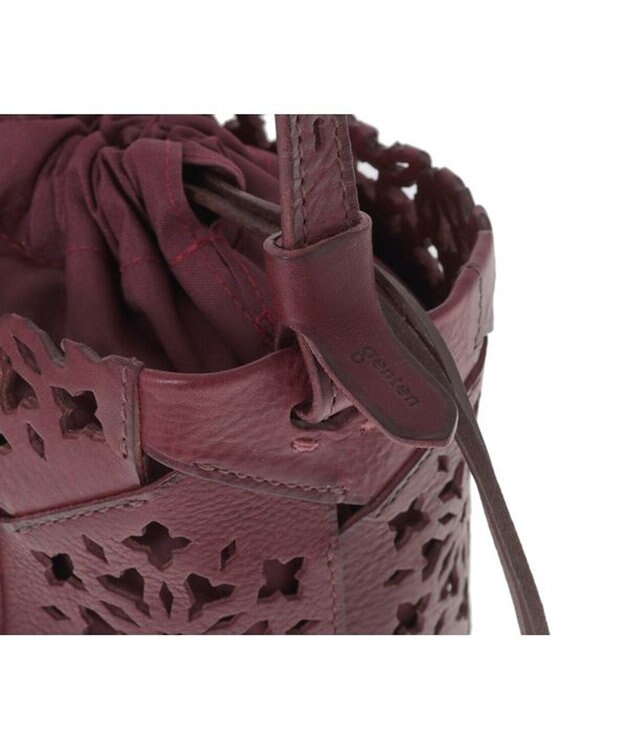 genten カレイド ショルダーバッグ ワイン