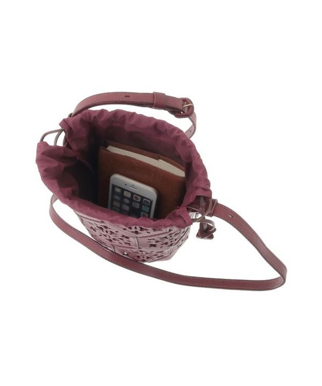 genten カレイド ショルダーバッグ ワイン