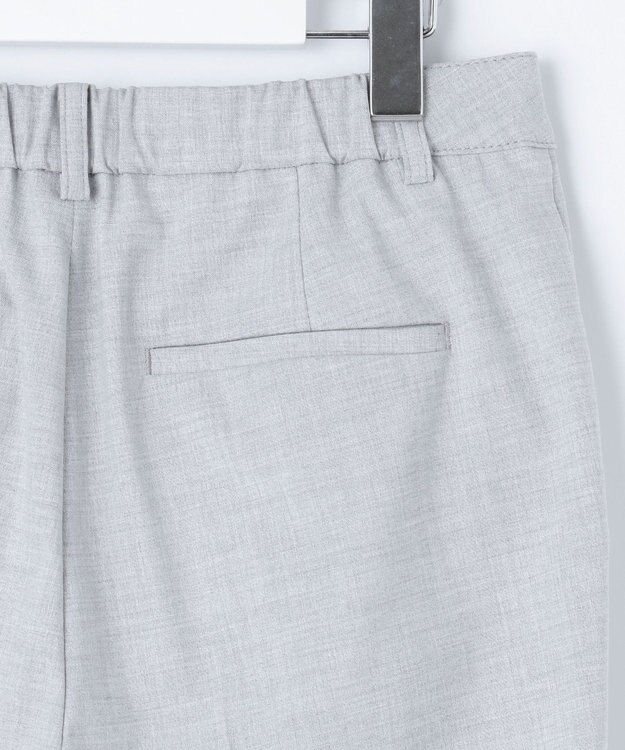 J.PRESS LADIES 【洗える】CARREMAN 2WAY テーパード パンツ ライトグレー系