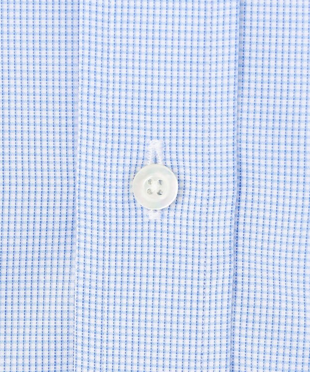 J.PRESS MEN 【Single Needle Tailoring / 形態安定】ブロードチェック シャツ / B.D. サックスブルー系3