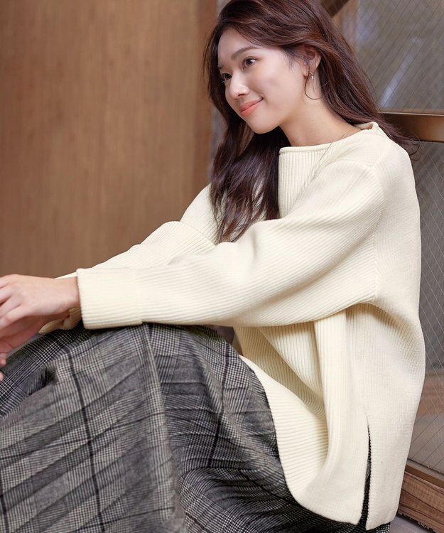 Tiaclasse 【安田美沙子さん着用】チェックプリーツスカート ベージュ