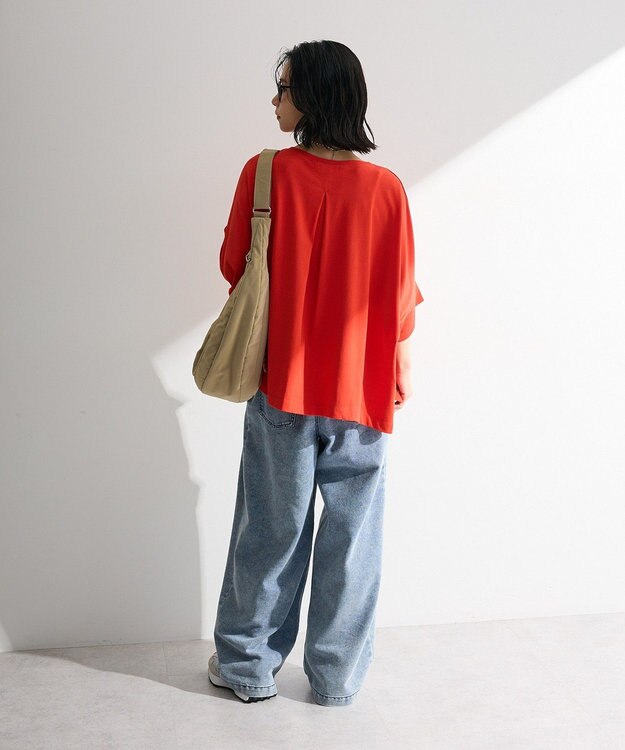 Green Parks 冷やっとすずやかドルマンプルオーバー Red