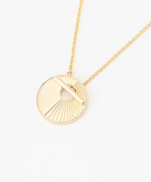 GRACE CONTINENTAL ラインコインネックレス ゴールド