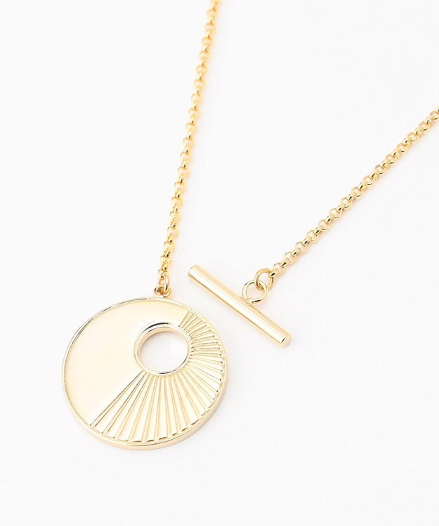 GRACE CONTINENTAL ラインコインネックレス ゴールド