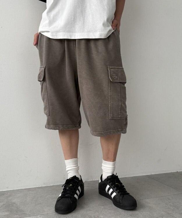 WEGO ケミカルカーゴショーツ カーキ