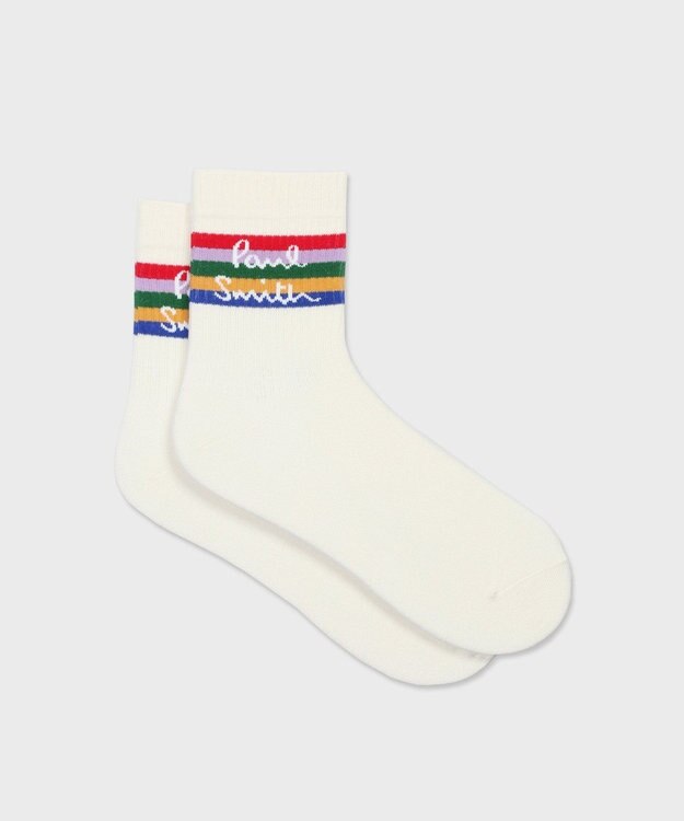 Paul Smith Paul Smith Logo ポップカラー ソックス オフホワイト