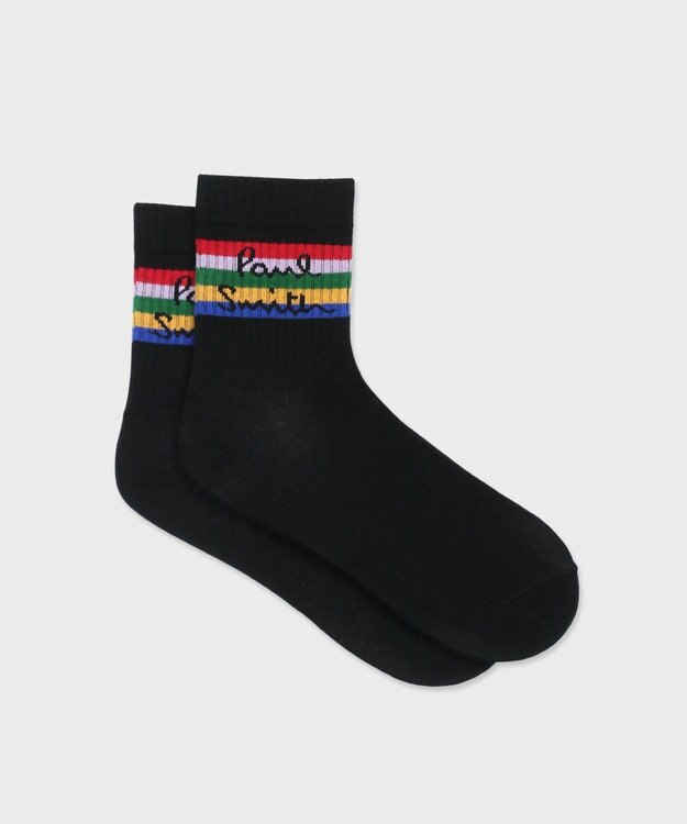 Paul Smith Paul Smith Logo ポップカラー ソックス ブラック