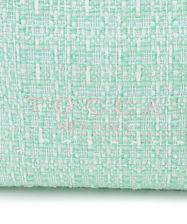 TOCCA 【キャンセル分販売！】【A4サイズ対応】COLOR OF GLORY CUSTOMIZED BAG カスタマイズ トートバッグ グリーンツイード×大リボン