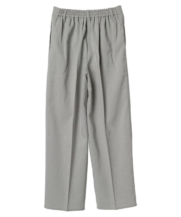 Green Parks 接触冷感　きれいシルエットパンツ（ワイド） Light Gray
