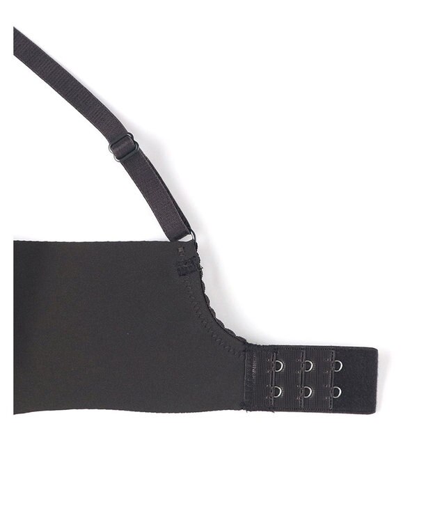 WACOAL ノンワイヤーブラ 【SUHADA ONE】 谷間メイク ふっくらデコルテ 脇すっきりシルエット レディース BXB411 /ワコール ブラック