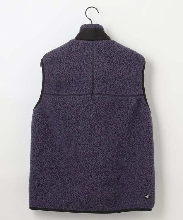JOSEPH ABBOUD MOUNTAIN 【Eco素材/ライナードッキング対応】ポーラテック ボアフリース ベスト パープル系