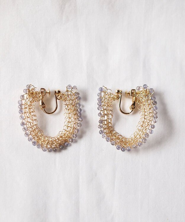 CASUMINO sweet pie iolite イヤリング gold