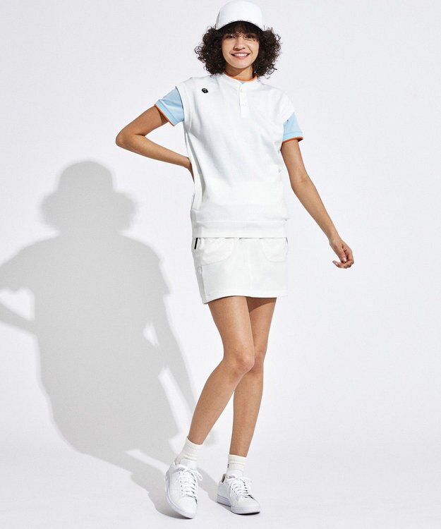 PW CIRCULUS 【WOMEN】DIMPLE スポーティスカート ゴルフウェア レディース ホワイト系