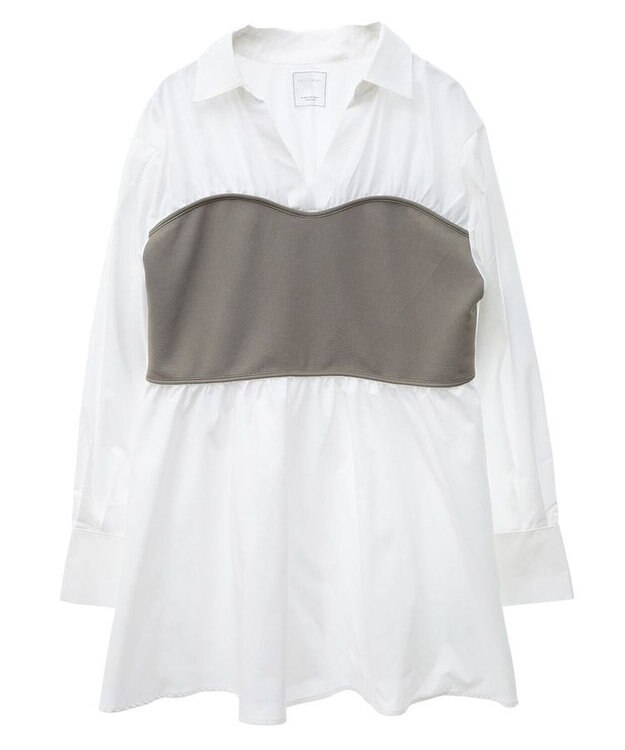 Green Parks ビスチェドッキングチュニック Khaki