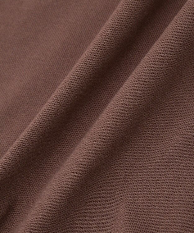 Green Parks ・ｓｗｉｎｇ　ｂｙ　リボンモチーフコード刺繍ＴＥＥ Brown