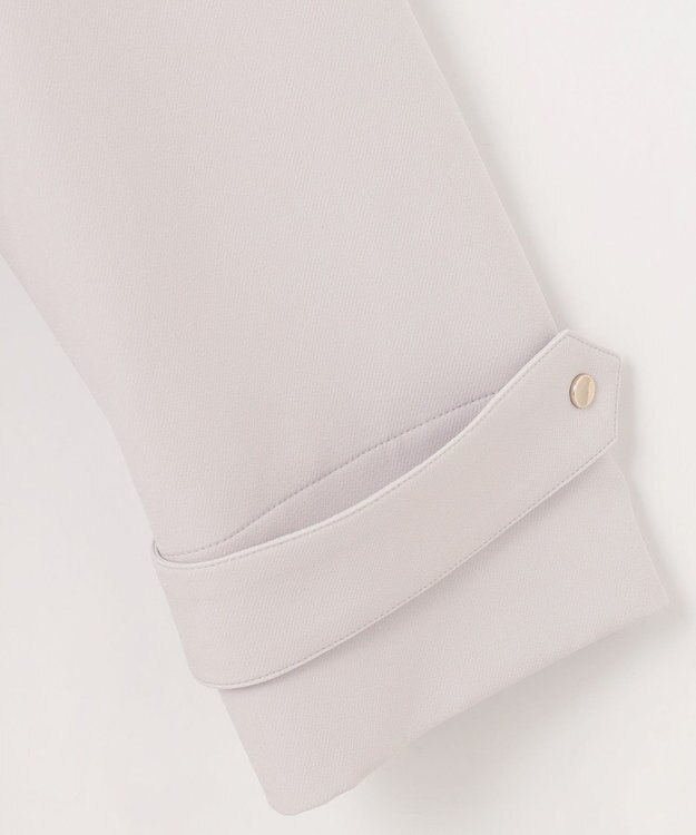 ANY SIS S 【洗える】フーデットロング アウター ライトグレー