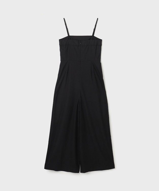 GRACE CONTINENTAL サイドラインサロペ ブラック