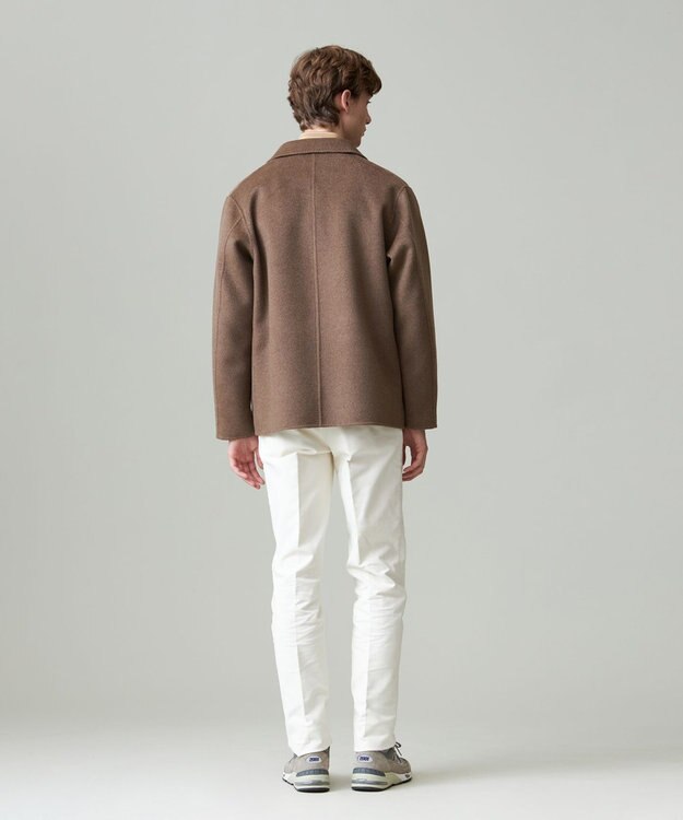 J.PRESS MEN 【WEB限定カラー有】カシミアWフェイス 3パッチ カバーオール ベージュ系