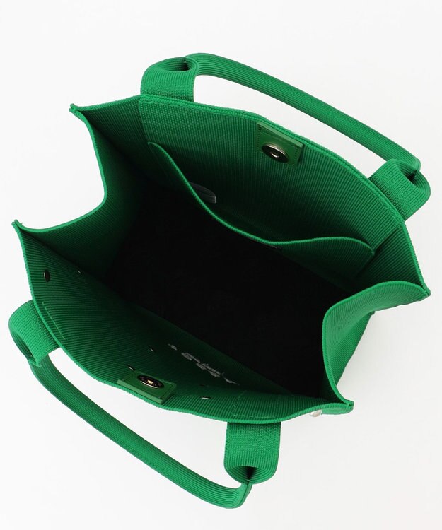 TOCCA 【ヨンア×大人百花×TOCCAコラボ】【A4サイズ対応】RHYTHM OF PEARL KNITBAG ニットバッグ グリーン系