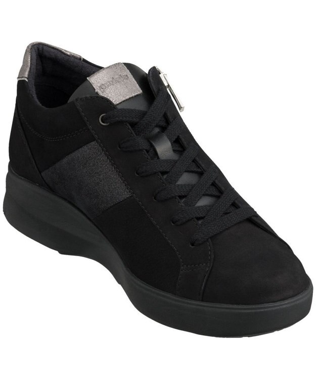 ASICS WALKING ペダラ レディース 2E ブラック(起毛×フィルム)