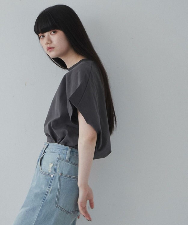 WEGO 【ユニセックス着用ITEM/綿100%】ドルマンノースリーブT ブラックその他