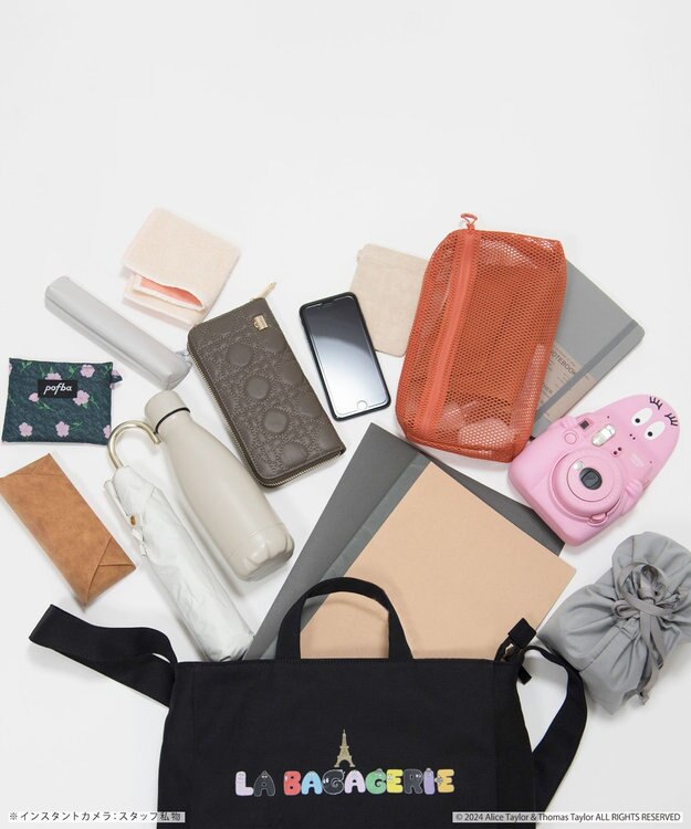 LA BAGAGERIE BARBAPAPA×LA BAGAGERIE   バーバパパコラボ　2WAYバッグ　M ブラック