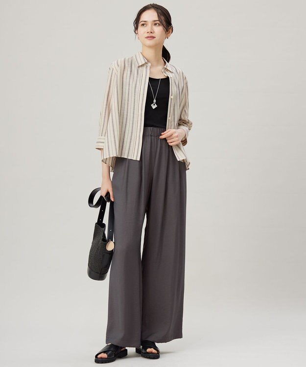 自由区 S 【ワコールコラボ】【洗える】カップイン タンクトップ ブラック