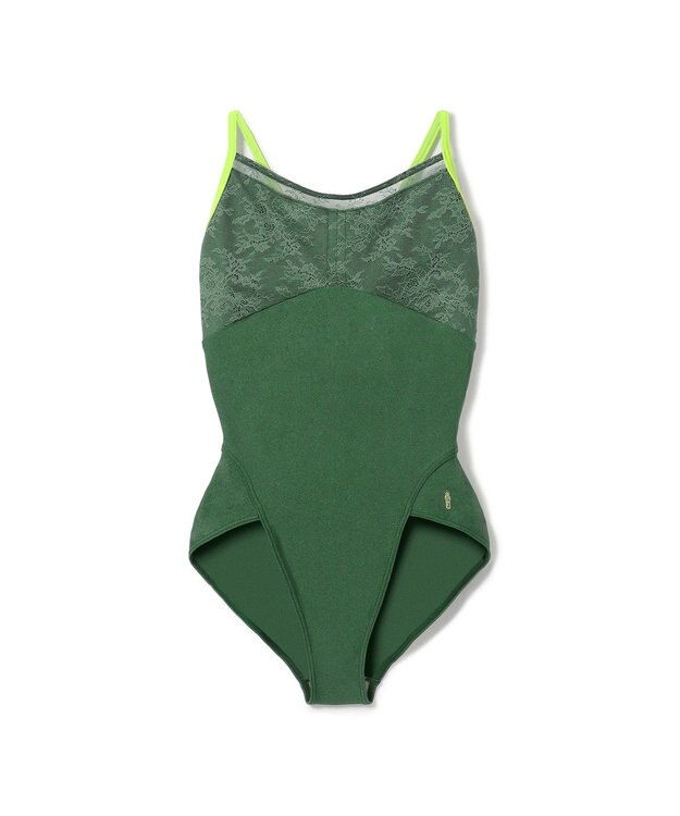 Chacott キャミソールレオタード エメラルドグリーン