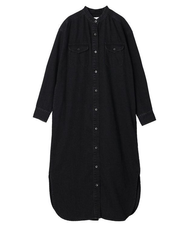 AMERICAN HOLIC デニムシャツワンピース Black