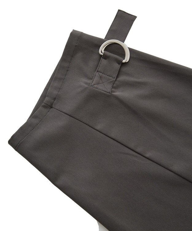 AMERICAN HOLIC スタンドカラーニュアンスロングコート Charcoal Gray