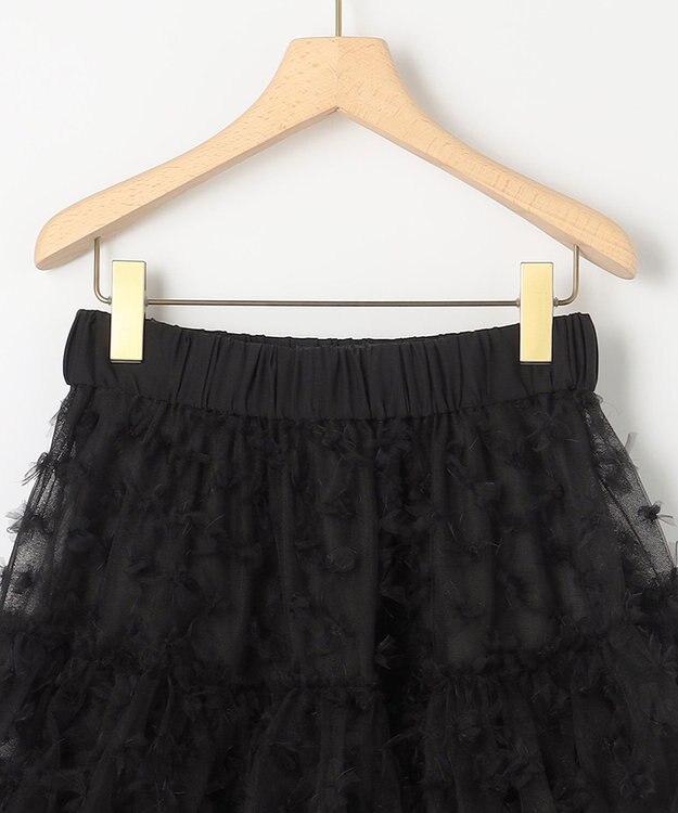 組曲 S 【組曲×setsuko sagittaire】ケーキチュール スカート ブラック系