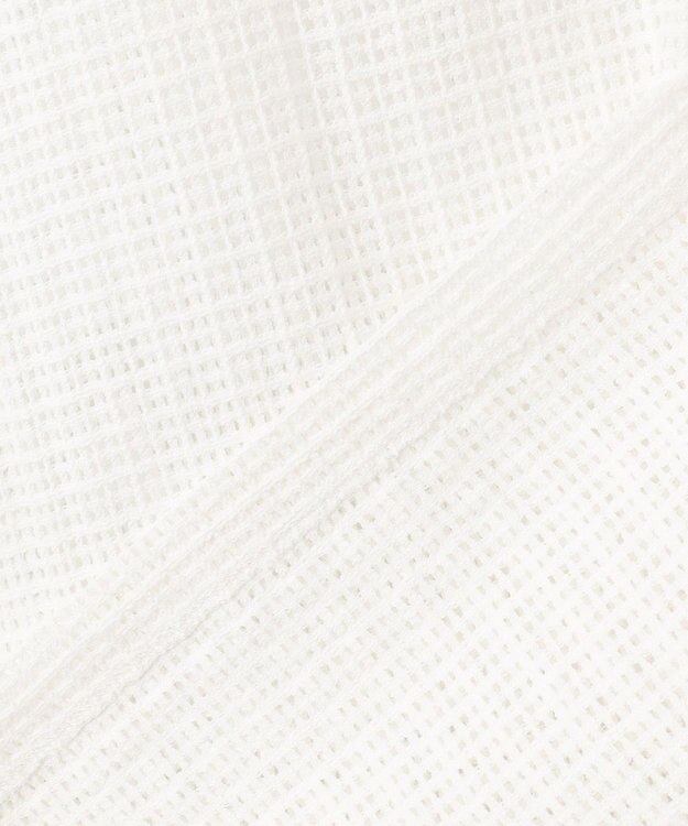 自由区 S 【カタログ掲載・洗える】チェックジャカード カットソー オフホワイト